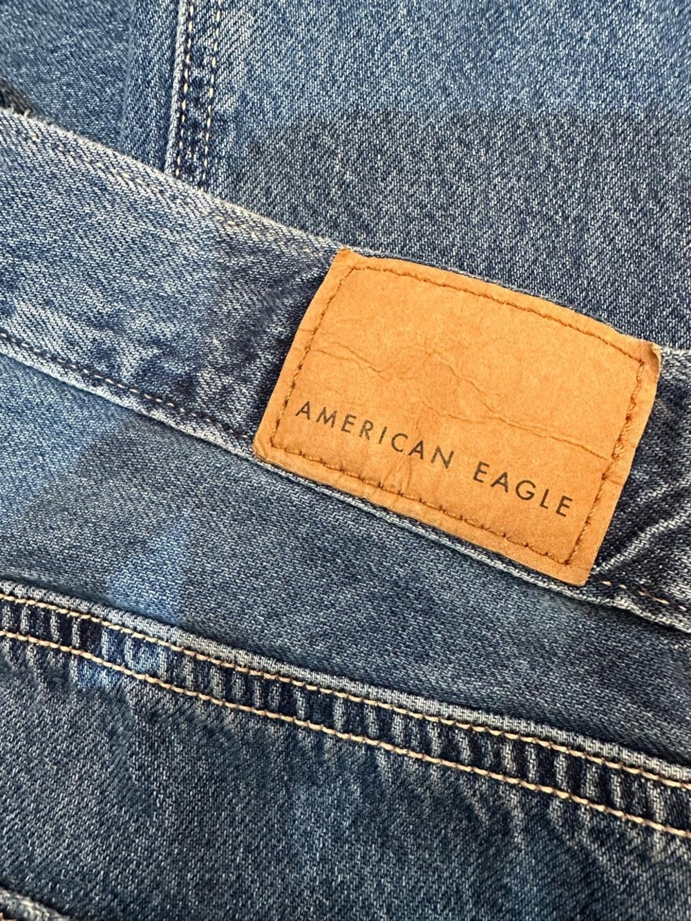 American Eagle Outfitters Light Blue Denim Jeans - Size 14 - Picture 6 of 10